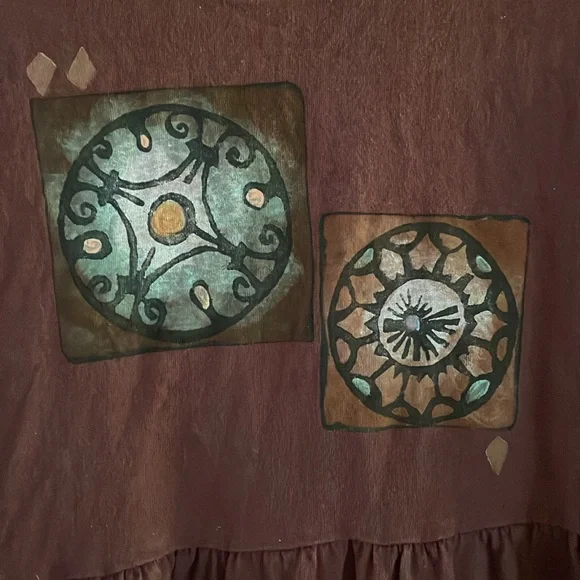 Bluefish Extravaganza Hand painted Art to Wear Jumper XL - Picture 2 of 5